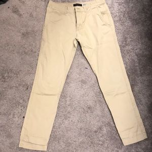 Aeropostale slim straight khaki pants